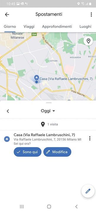 schermata Google Maps